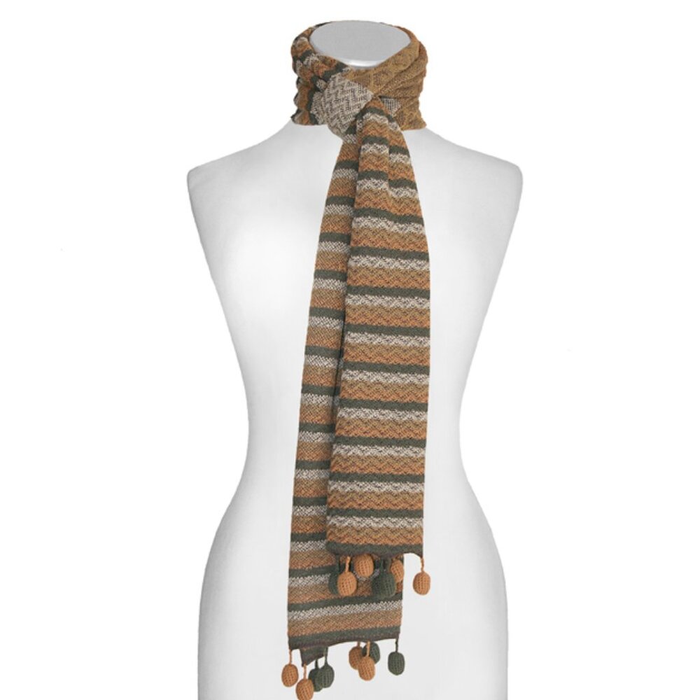 Mix of Stitches Scarf. Made in Peru.